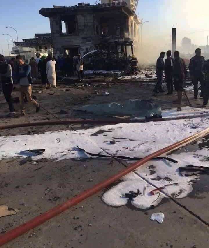 Bomb attack near Hilla, southern Baghdad.